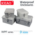 5 Sizes plastic abs Weatherproof housing electric cable waterproof junction box ip66 ip67 cctv outdoor electrical enclosure